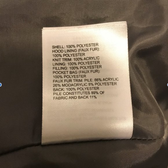 Laundry By Design parka with fur trimmed hood. - Picture 4 of 5